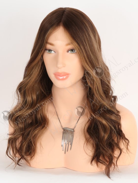 HD Lace Front Wig Brown Highlight Color Cuticle Aligned Hair Glueless Full HD Lace Wigs WR-CLF-070-29077