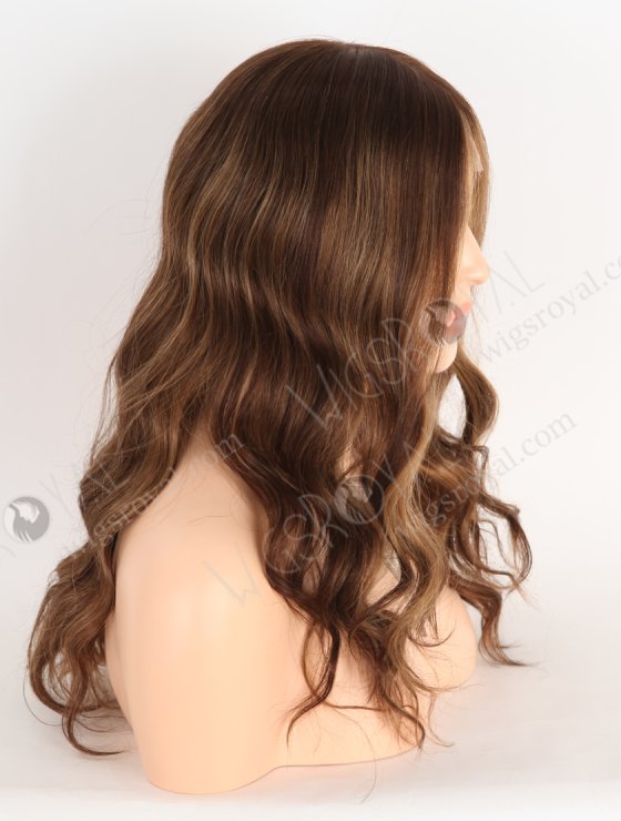 HD Lace Front Wig Brown Highlight Color Cuticle Aligned Hair Glueless Full HD Lace Wigs WR-CLF-070-29080