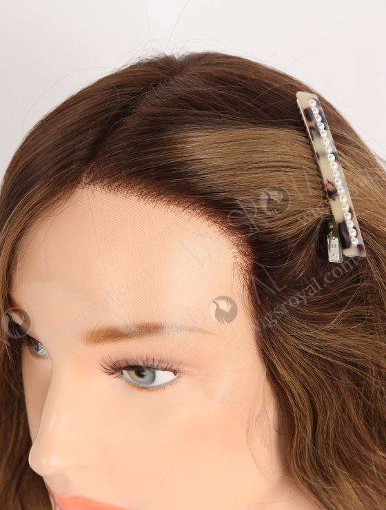 HD Lace Front Wig Brown Highlight Color Cuticle Aligned Hair Glueless Full HD Lace Wigs WR-CLF-070-29082