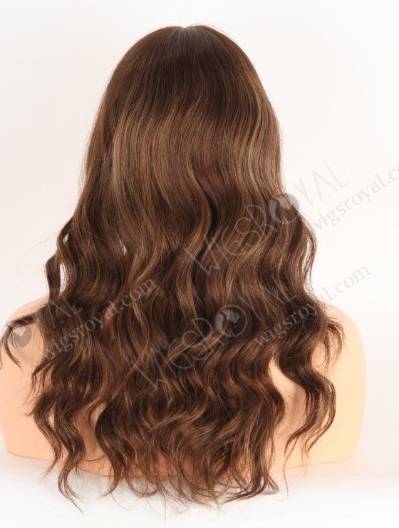 HD Lace Front Wig Brown Highlight Color Cuticle Aligned Hair Glueless Full HD Lace Wigs WR-CLF-070-29084