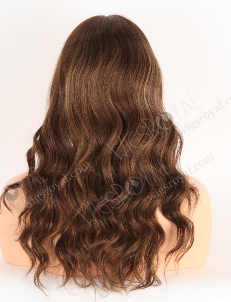 HD Lace Front Wig Brown Highlight Color Cuticle Aligned Hair Glueless Full HD Lace Wigs WR-CLF-070