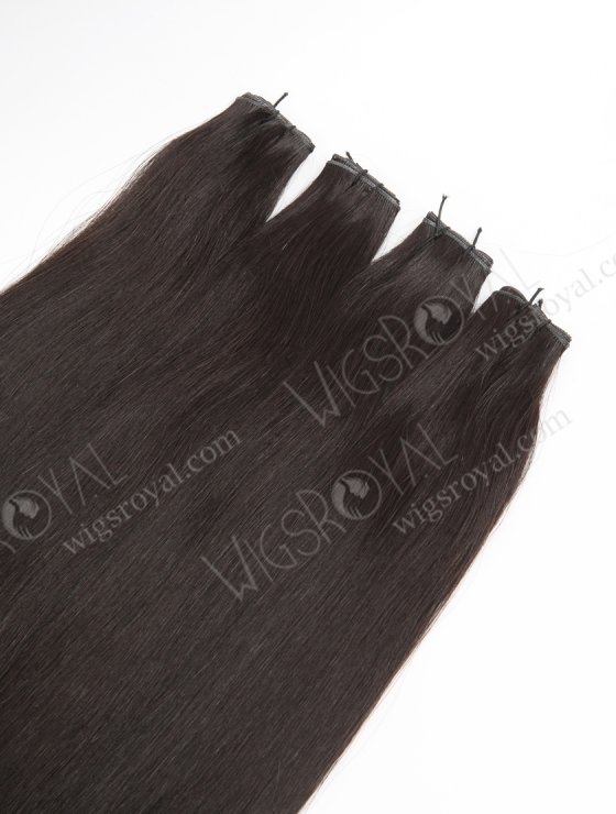 Cuttable Genius Hair Weft 22 Inch 1B# Off Black European Remy Hair Extensions SGW-08002-29133