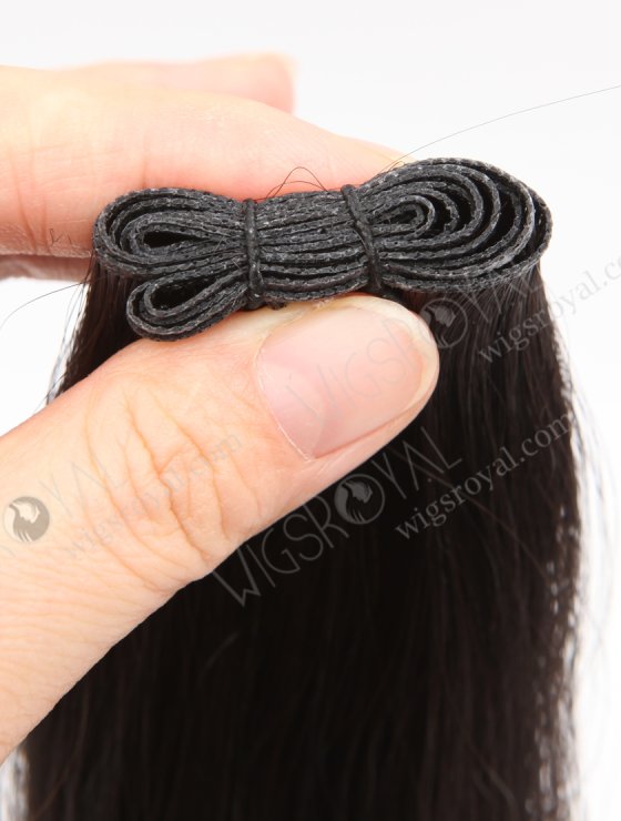 Cuttable Genius Hair Weft 22 Inch 1B# Off Black European Remy Hair Extensions SGW-08002-29141