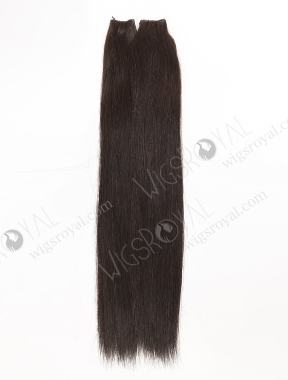 Luxury Seamless Genius Weft Hair Extensions 18 Inch Darkest Brown Color European Hair SGW-08003-29149