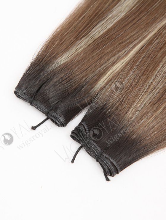 In Stock Europen Virgin Hair 22" Straight T1B/10# with T1B/613# Highlights Color Genius Weft SGW-08016-29308