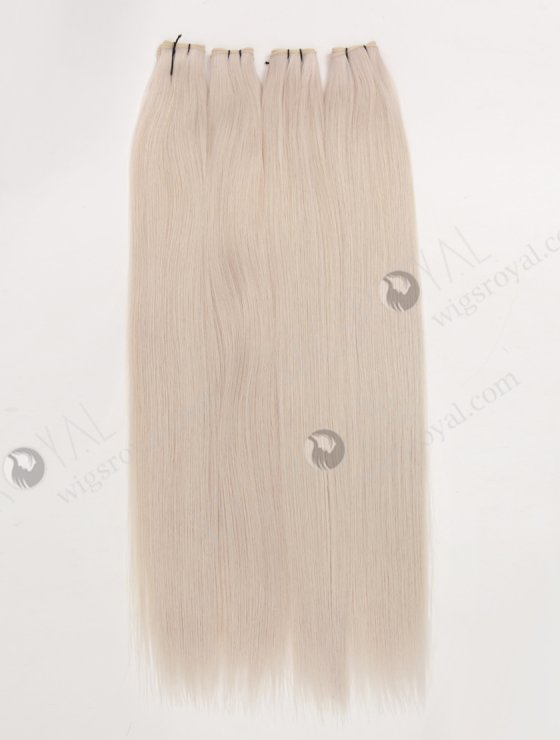 In Stock Europen Virgin Hair 18" Straight White Color Genius Weft SGW-08009-29230