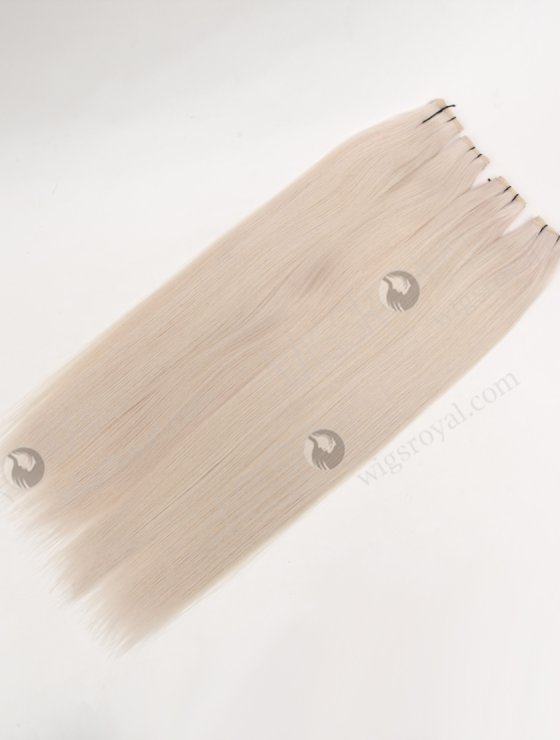 In Stock Europen Virgin Hair 18" Straight White Color Genius Weft SGW-08009-29231