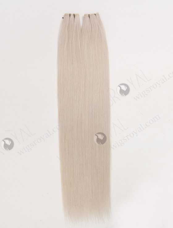 In Stock Europen Virgin Hair 18" Straight White Color Genius Weft SGW-08009-29232