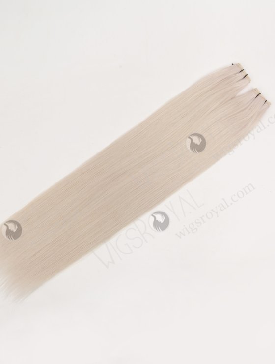 In Stock Europen Virgin Hair 18" Straight White Color Genius Weft SGW-08009-29233