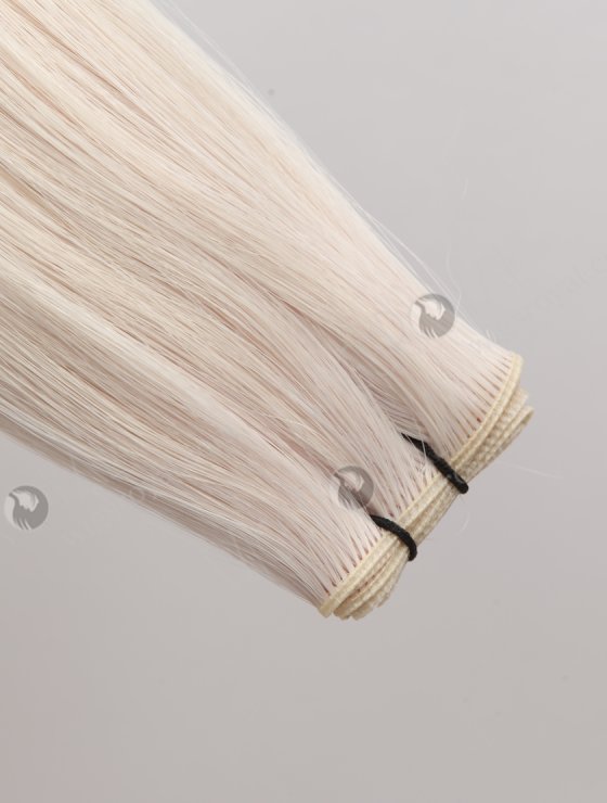 In Stock Europen Virgin Hair 22" Straight White Color Genius Weft SGW-08010-29244