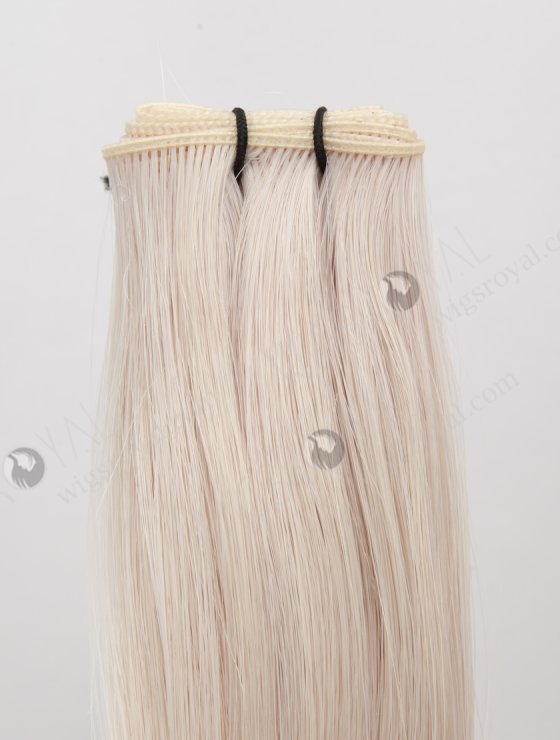 In Stock Europen Virgin Hair 22" Straight White Color Genius Weft SGW-08010-29245