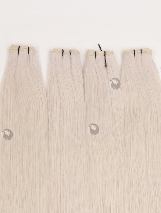 In Stock Europen Virgin Hair 22" Straight White Color Genius Weft SGW-08010-29248