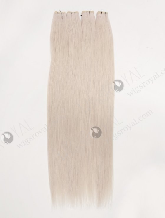 In Stock Europen Virgin Hair 22" Straight White Color Genius Weft SGW-08010-29253