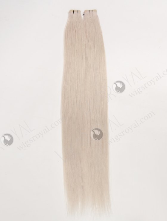 In Stock Europen Virgin Hair 22" Straight White Color Genius Weft SGW-08010-29254