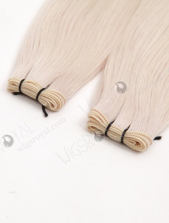 In Stock Europen Virgin Hair 22" Straight White Color Genius Weft SGW-08010-29256