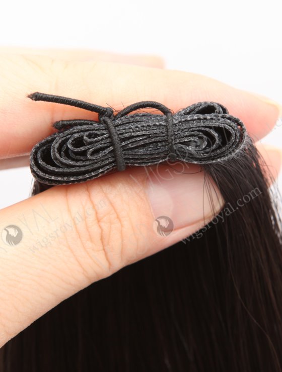 Cuttable Genius Hair Weft 22 Inch 1B# Off Black European Remy Hair Extensions SGW-08002-29143