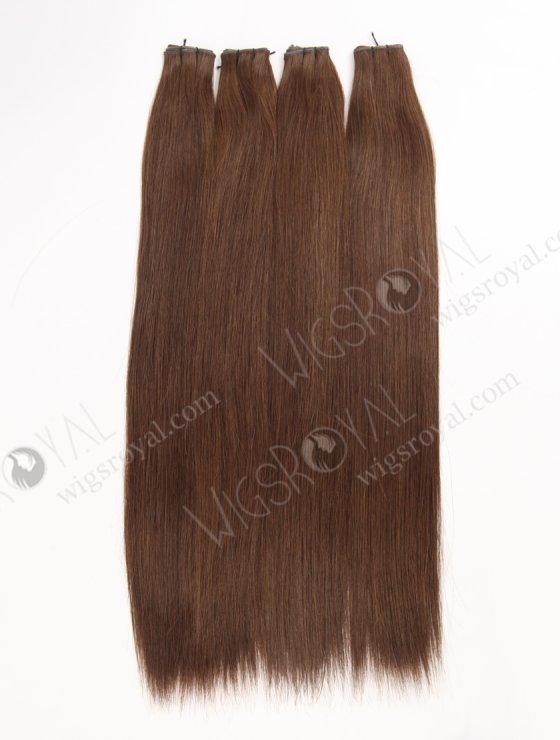 In Stock Europen Virgin Hair 18" Straight 4# Color Genius Weft SGW-08005-29173