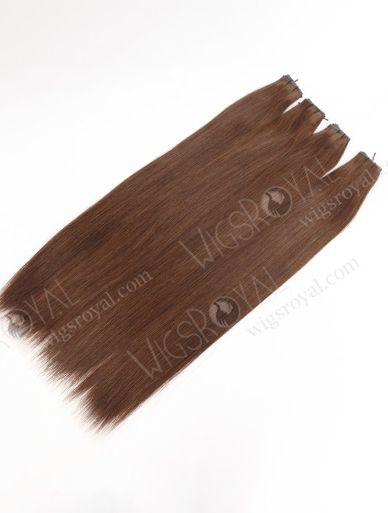 In Stock Europen Virgin Hair 18" Straight 4# Color Genius Weft SGW-08005-29172