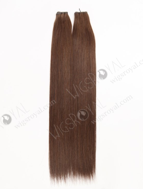 In Stock Europen Virgin Hair 18" Straight 4# Color Genius Weft SGW-08005-29174