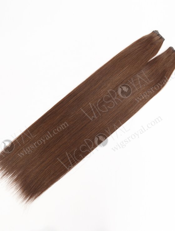 In Stock Europen Virgin Hair 18" Straight 4# Color Genius Weft SGW-08005-29175