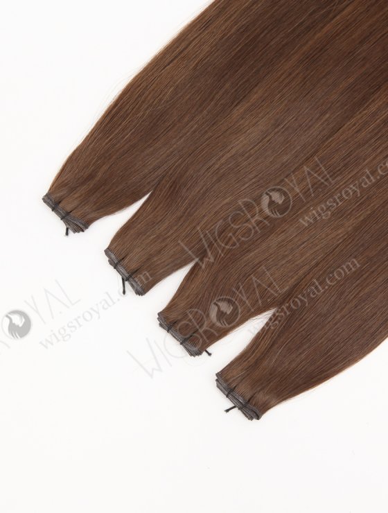 In Stock Europen Virgin Hair 18" Straight 4# Color Genius Weft SGW-08005-29177