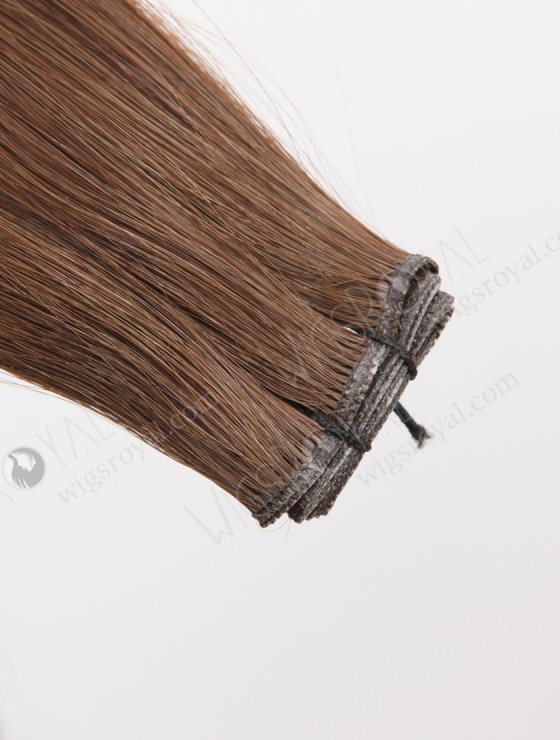 In Stock Europen Virgin Hair 18" Straight 4# Color Genius Weft SGW-08005-29180