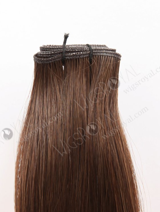 In Stock Europen Virgin Hair 18" Straight 4# Color Genius Weft SGW-08005-29182