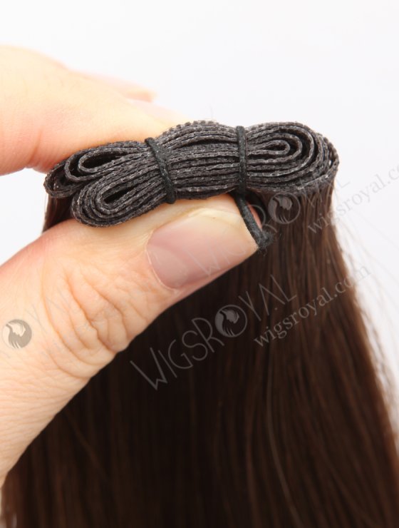 In Stock Europen Virgin Hair 18" Straight 4# Color Genius Weft SGW-08005-29181