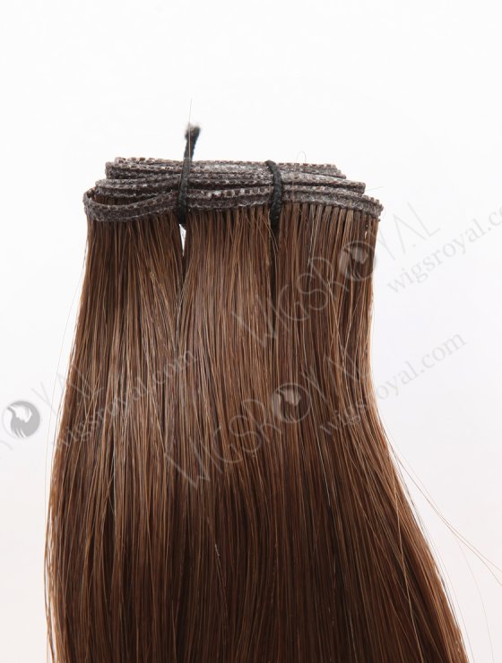 In Stock Europen Virgin Hair 18" Straight 4# Color Genius Weft SGW-08005-29183