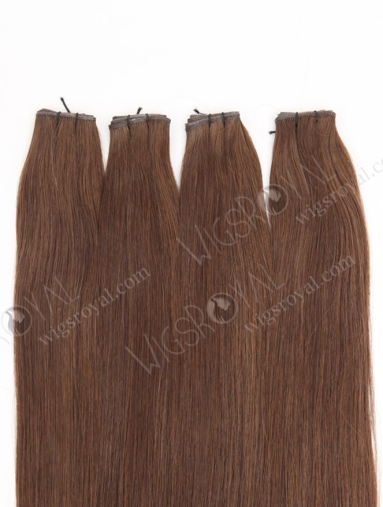 In Stock Europen Virgin Hair 18" Straight 4# Color Genius Weft SGW-08005-29185