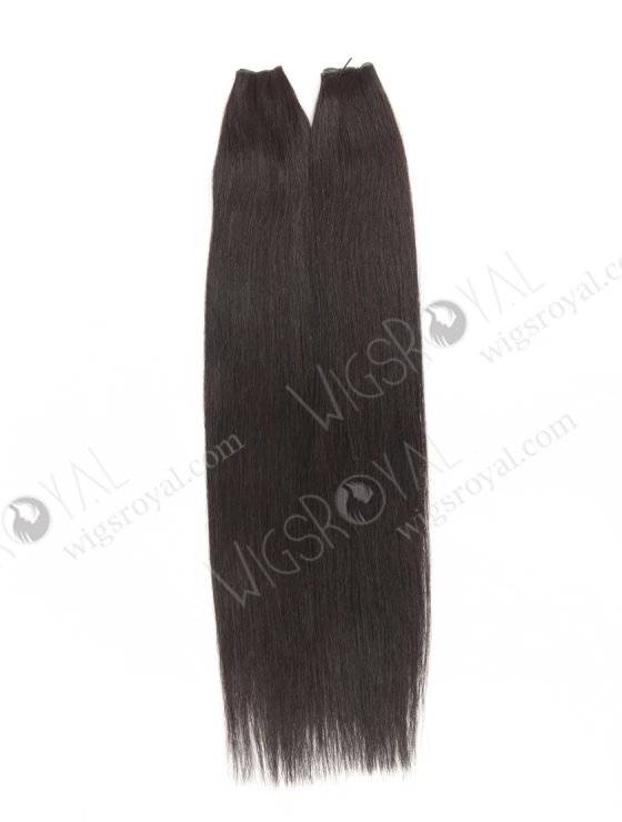 Incredibly thin Genius Weft 18 Inch Off Black European Remy Hair Extensions for Seamless Look SGW-08001-29122