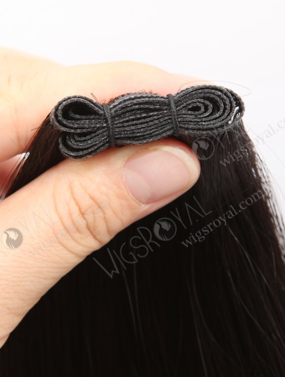 Incredibly thin Genius Weft 18 Inch Off Black European Remy Hair Extensions for Seamless Look SGW-08001-29126