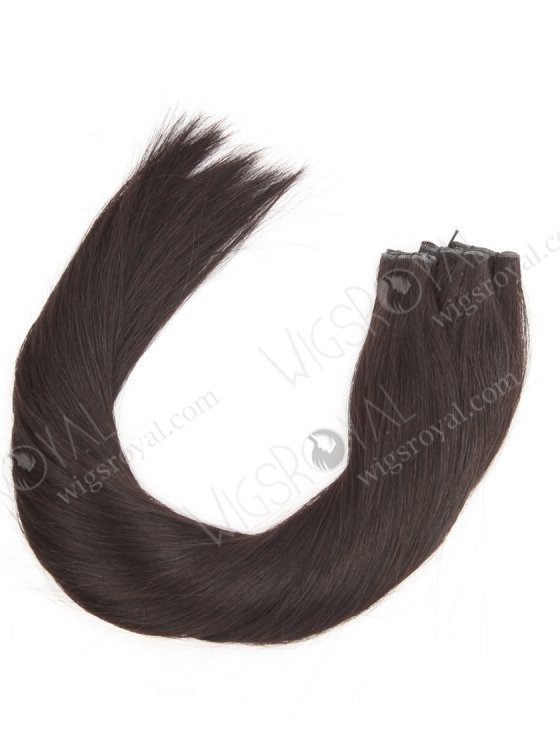 Incredibly thin Genius Weft 18 Inch Off Black European Remy Hair Extensions for Seamless Look SGW-08001-29127