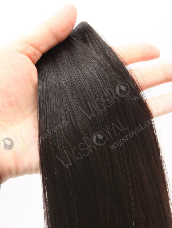 Incredibly thin Genius Weft 18 Inch Off Black European Remy Hair Extensions for Seamless Look SGW-08001-29129