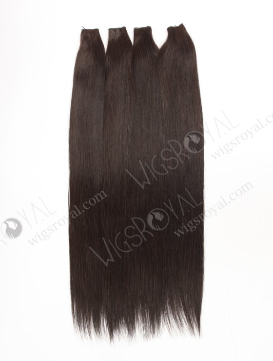 In Stock Europen Virgin Hair 22" Straight 2# Color Genius Weft SGW-08004-29161