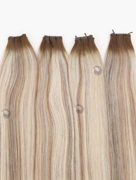 In Stock Europen Virgin Hair 18" Straight T9/60# with 9# Highlights Genius Weft SGW-08011-29368