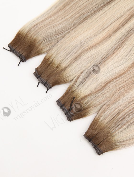 In Stock Europen Virgin Hair 18" Straight T9/60# with 9# Highlights Genius Weft SGW-08011-29370