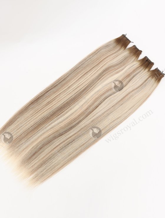 In Stock Europen Virgin Hair 18" Straight T9/60# with 9# Highlights Genius Weft SGW-08011-29371