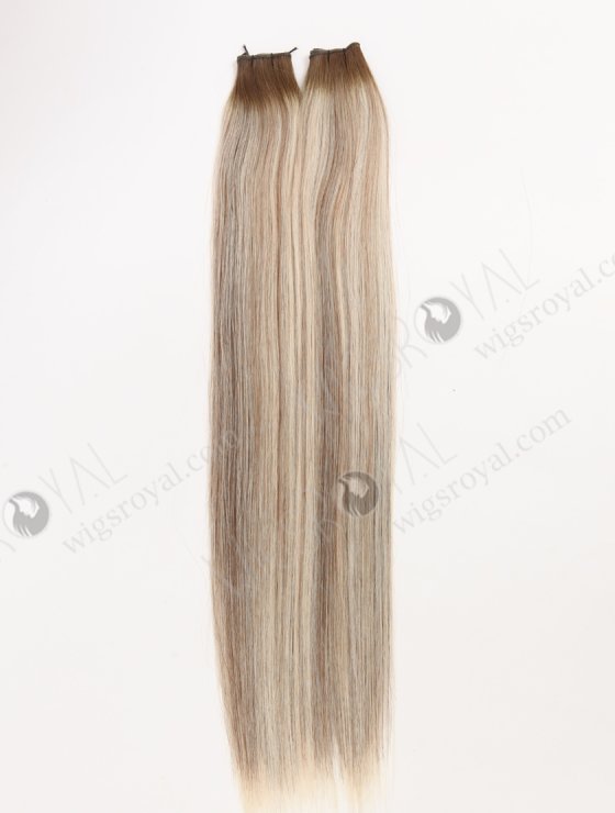 In Stock Europen Virgin Hair 18" Straight T9/60# with 9# Highlights Genius Weft SGW-08011-29373