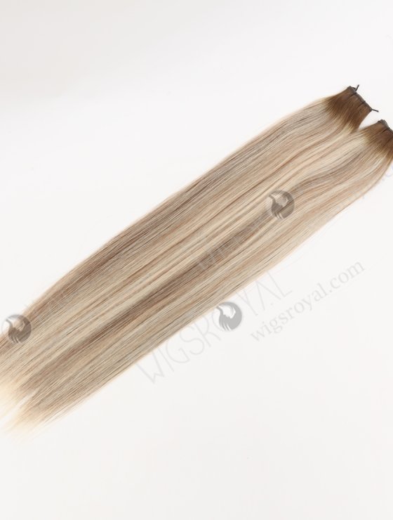 In Stock Europen Virgin Hair 18" Straight T9/60# with 9# Highlights Genius Weft SGW-08011-29374