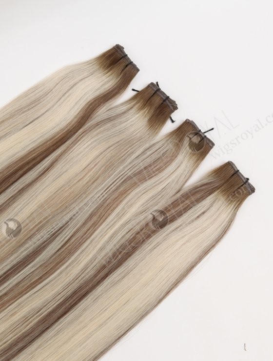 In Stock Europen Virgin Hair 22" Straight T9/60# with 9# Highlights Genius Weft SGW-08012-29402