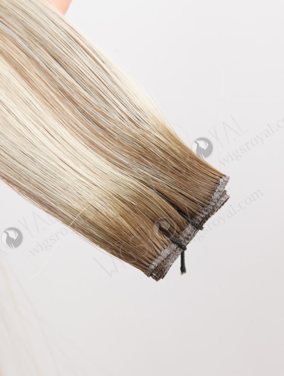 In Stock Europen Virgin Hair 22" Straight T9/60# with 9# Highlights Genius Weft SGW-08012-29405