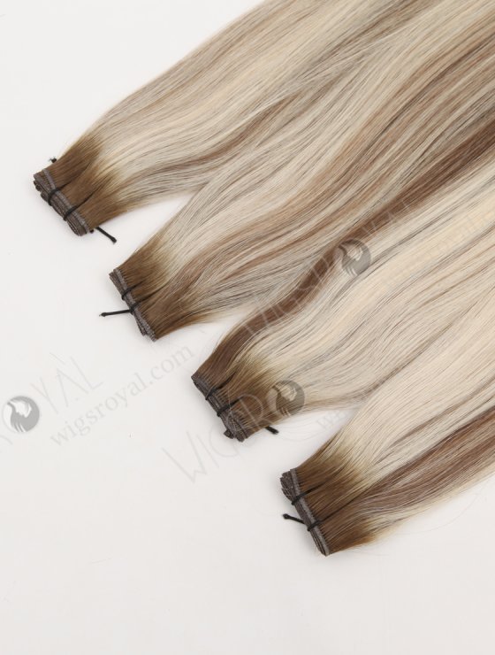 In Stock Europen Virgin Hair 22" Straight T9/60# with 9# Highlights Genius Weft SGW-08012-29406