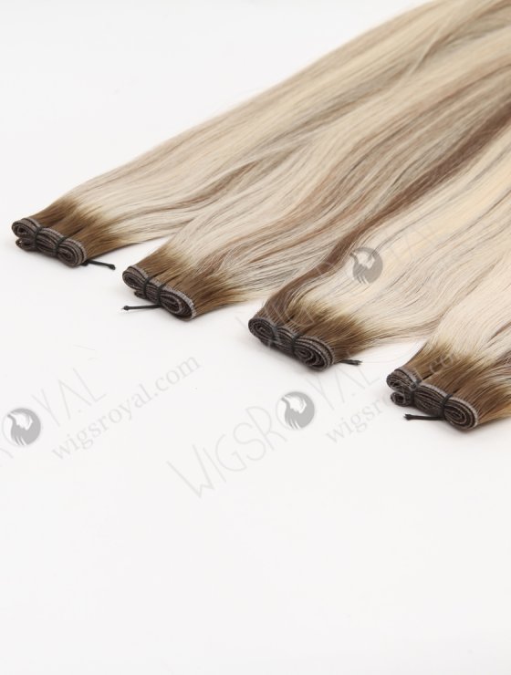 In Stock Europen Virgin Hair 22" Straight T9/60# with 9# Highlights Genius Weft SGW-08012-29407