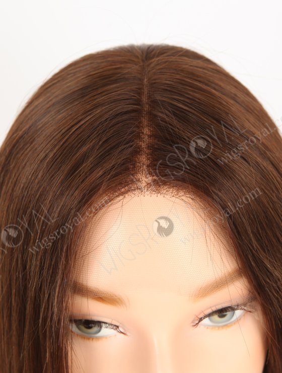 Realistic HD Lace Front 12 Inch Chocolate Brown Wigs for Thinning Hair RLF-08057-29471