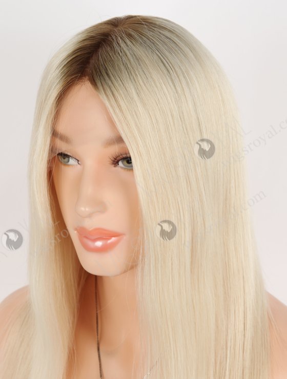 Best Wigs To Buy Online Blonde With Dark Roots Wigs For Women | In Stock European Virgin Hair 14" Straight T9/60# Color Lace Front Silk Top Glueless Wig GLL-08007-29568