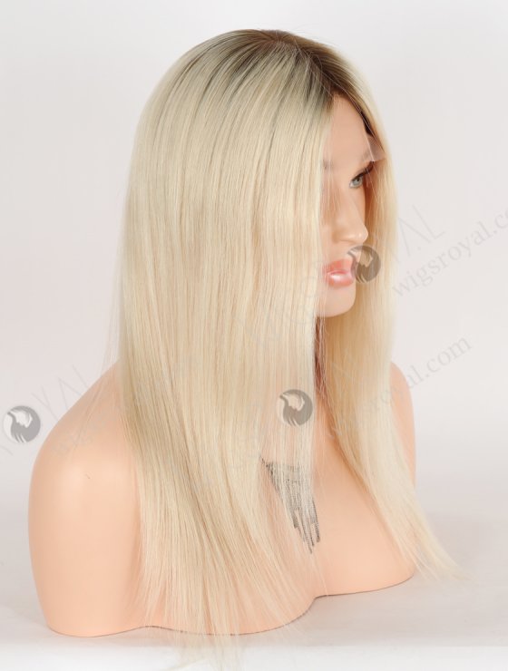 Best Wigs To Buy Online Blonde With Dark Roots Wigs For Women | In Stock European Virgin Hair 14" Straight T9/60# Color Lace Front Silk Top Glueless Wig GLL-08007-29567