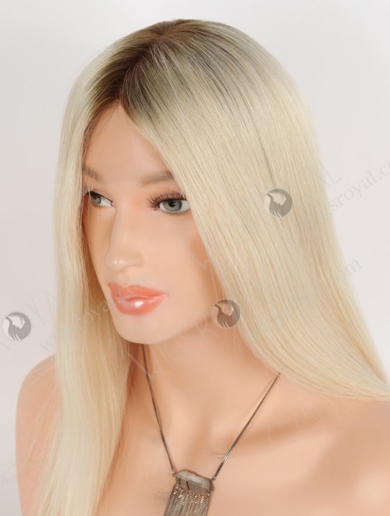 Best Wigs To Buy Online Blonde With Dark Roots Wigs For Women | In Stock European Virgin Hair 14" Straight T9/60# Color Lace Front Silk Top Glueless Wig GLL-08007-29571