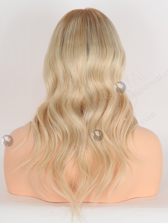 In Stock European Virgin Hair 14" Slight Wave T8/60/25/8# Color Lace Front Silk Top Glueless Wig GLL-08087-29669