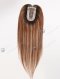 High Quality Remy Hair Toppers for Thinning Hair Stunning Brown Blonde Highlights with Natural Dark Roots Topper-118